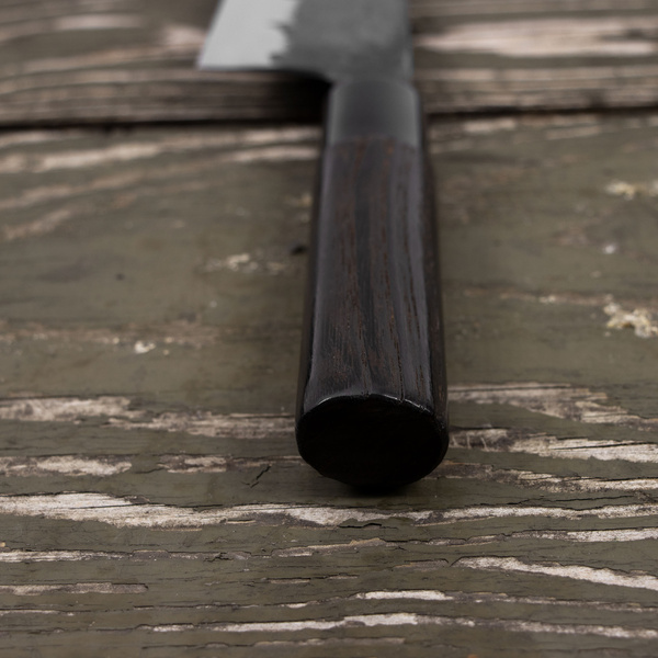 Motokyuuichi Shirogami#2 Hammered Nóż Garasuki 18 cm