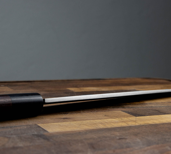 Hideo Kitaoka Nóż Shirogami Satin Yanagi 24 cm