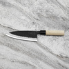 Ittetsu Forge Black Shirogami#2 Nóż Deba 16,5 cm Leworęczny