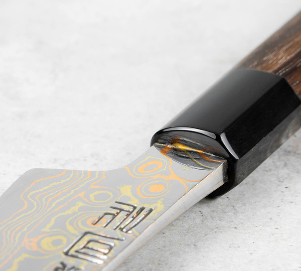 Hinoura Color Damascus VS2 Nóż Nóż do obierania 10 cm