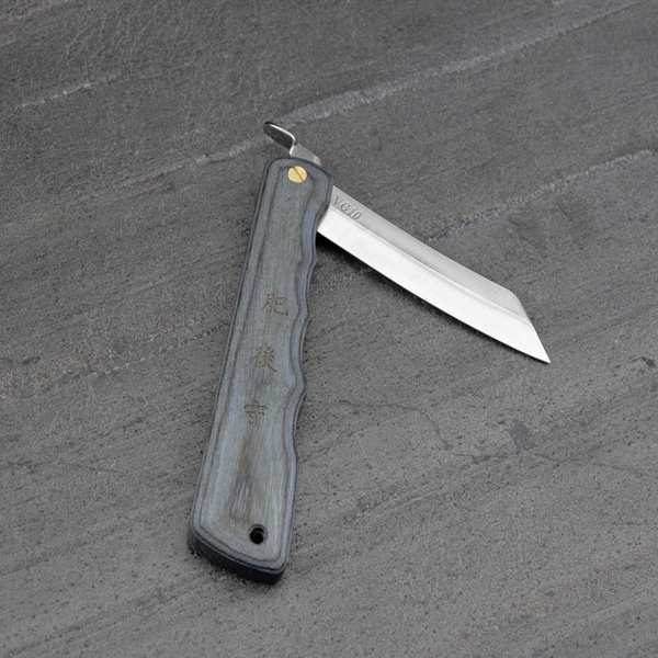 Nóż kieszonkowy Higonokami Kanekoma Woody VG-10 Grey/Blue 7,5 cm