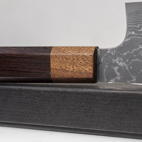 Hatono SG2 Damascus Black Dye Nóż Bunka 18 cm
