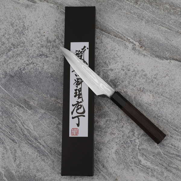 Shigeki Tanaka VG-10 Damascus Nóż uniwersalny 12 cm