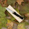 Nóż kieszonkowy Higonokami Kanekoma Aogami#2 Damascus Engrawing Black 7 cm