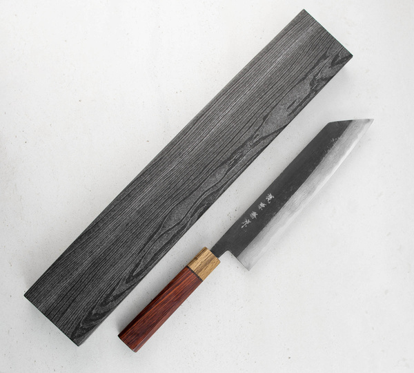 Kajiwara Damascus Aogami #2 Nóż Kiritsuke Gyuto 24 cm