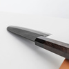Mutsumi Hinoura Shirogami#2/Iron Black Nóż Santoku 18 cm