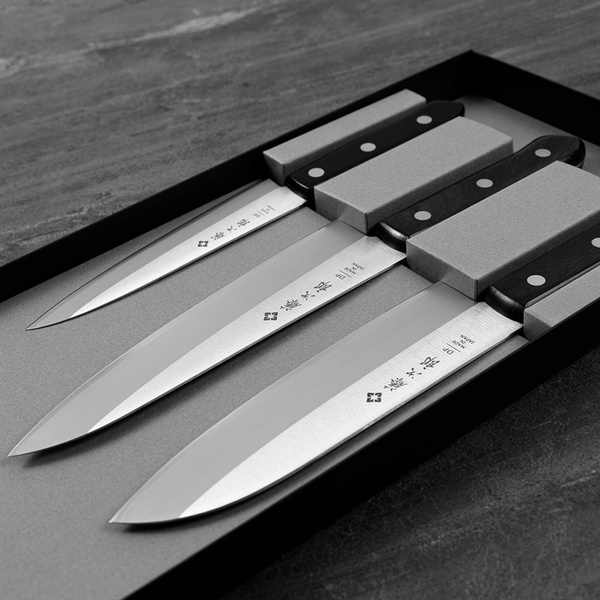 Tojiro DP3 Eco Zestaw Nóż Szefa kuchni + Santoku + uniwersalny