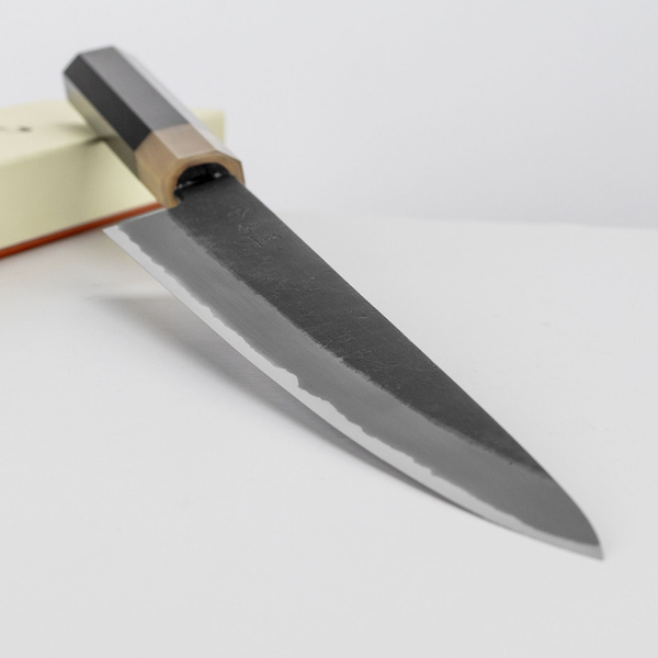 Mutsumi Hinoura Shirogami#2/SS Nóż Sujihiki 24 cm