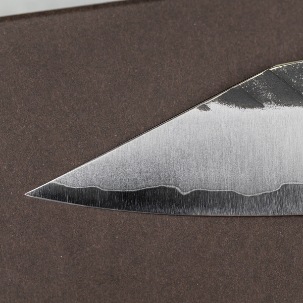 Yoshimi Kato Aogami Super/SS Kurouchi V-Tsuchime Nóż Kiritsuke Gyuto 21 cm