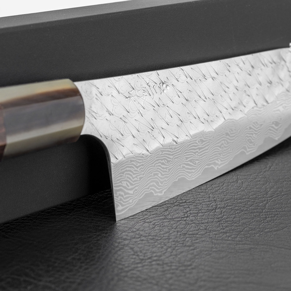 Nigara Hamono SG STRIX Damascus Nóż Santoku 16,5 cm