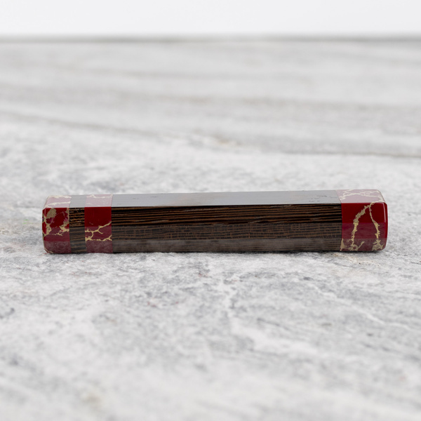 Japońska Rękojeść Oktagonalna Wasabi Red/Gold 11,5 cm