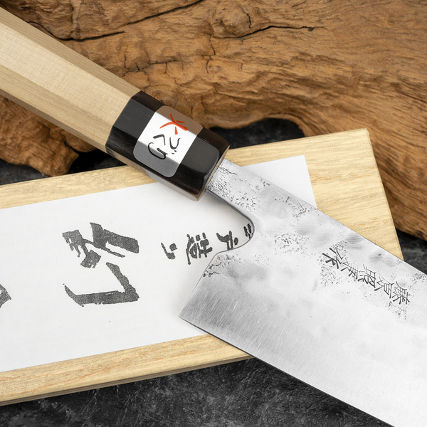 Fujiwara Shirogami#1/SS Nóż Santoku 16,5 cm