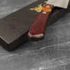 Shigeki Tanaka VG-10 Damascus Red Nóż Nakiri 16,5 cm