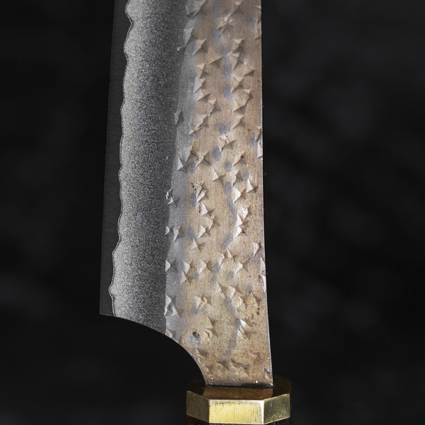 Yu Kurosaki Kokusen Brass Aogami Super/SS Nóż uniwersalny 15 cm