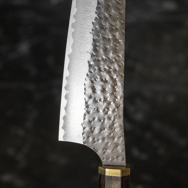 Yu Kurosaki Kokusen Brass Aogami Super/SS Nóż Bunka 17 cm