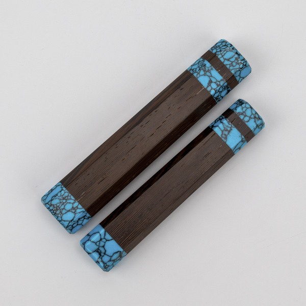 Rękojeść Oktagonalna Wenge/Turkus 11,5 cm