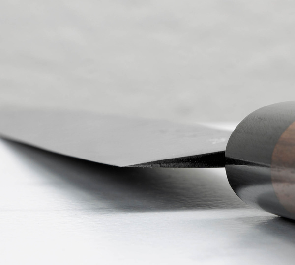 Kajiwara Damascus Aogami#2 Nóż Sujihiki 24 cm