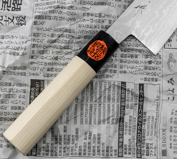 Shigeki Tanaka Aogami #2 Damascus Nóż Szefa kuchni 20 cm