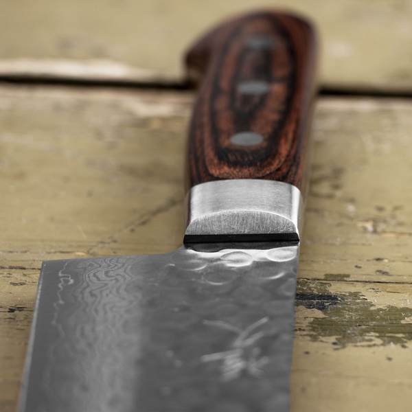 Tsunehisa VG-10 Damascus Brown Nóż Szefa kuchni 24 cm
