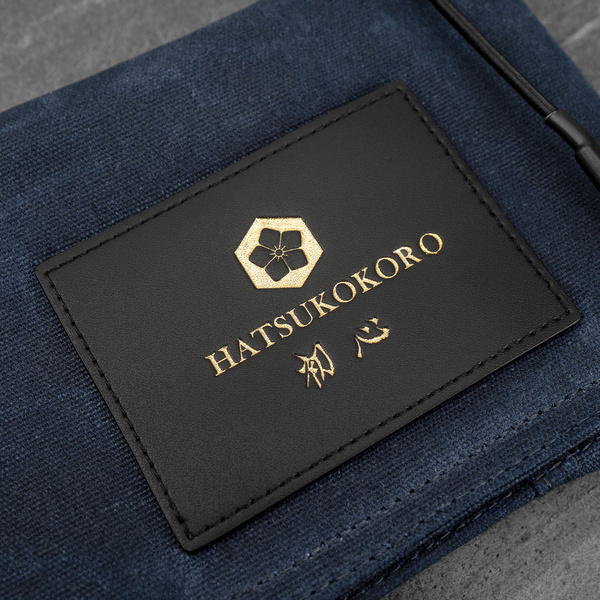 Hatsukokoro Płócienna torba na 5 noży Blue