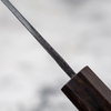 Hatsukokoro Shioku Kurouchi Aogami#2/Iron Nóż Santoku 16,5 cm