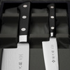 Tojiro DP37 Zestaw Nóż Santoku 17 cm + uniwersalny 12 cm