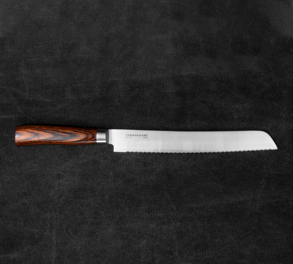 Tamahagane San Brown VG-5 Nóż do pieczywa 23 cm