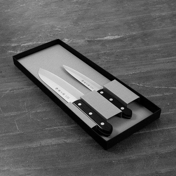 Tojiro DP3 Eco Zestaw Nóż Santoku + uniwersalny