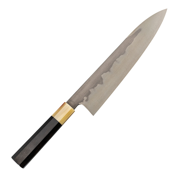 Hashimoto Shoichi Omodaka Honyaki  Shirogmai#1 Nóż Szefa kuchni 24 cm