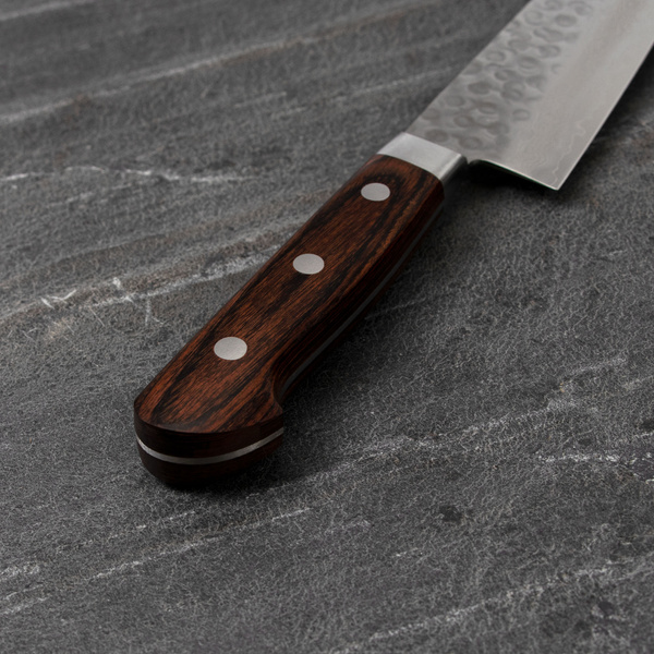 Tsunehisa VG-10 Damascus Brown Nóż Szefa kuchni 18 cm