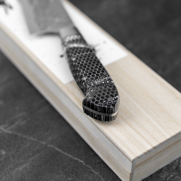 Sakai Takayuki VG-10 Nashiji Nóż Santoku 17 cm
