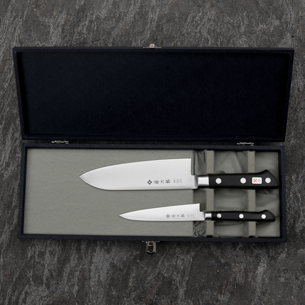 Tojiro DP3 Zestaw Nóż Uniwersalny 12 cm + Santoku 17 cm