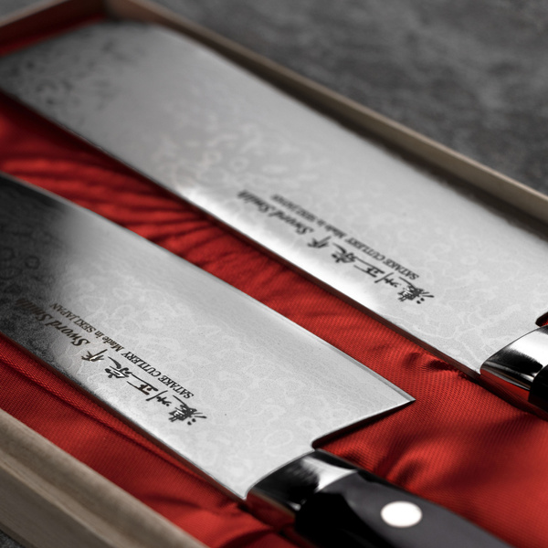 Satake Unique Sai VG-10 Zestaw Nóż Santoku + Nakiri