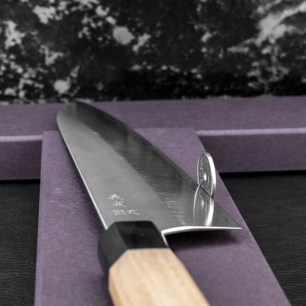 Yoshimi Kato Ginsan/SS Nashiji Nóż Szefa kuchni 24 cm