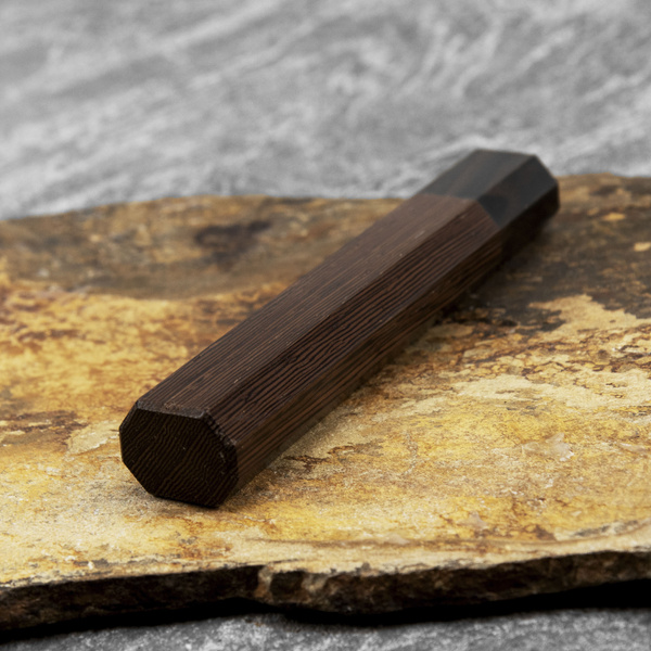 Japońska Rękojeść Oktagonalna Wenge/Heban 14 cm