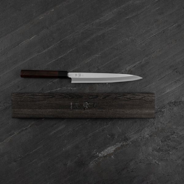Ittetsu Forge Shirogami#2 Nóż Yanagiba 24 cm