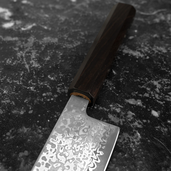 Hatsukokoro Hikari Kurozame SLD Damascus Nóż Szefa kuchni 19,5 cm
