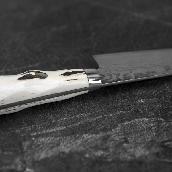 Yojiro Yamada Unique 05 VG-10 Damascus Nóż uniwersalny 13,5 cm