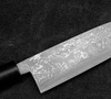 Kajiwara Damascus Aogami#2 Nóż Santoku 16,5 cm