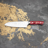 Takeshi Saji Red Turquoise  R2 Nóż Santoku 18 cm