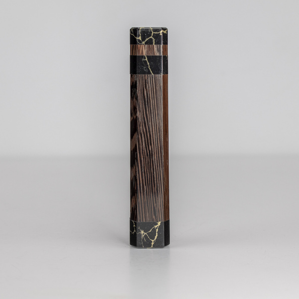 Japońska Rękojeść Oktagonalna Wasabi Black/Gold 11,5 cm