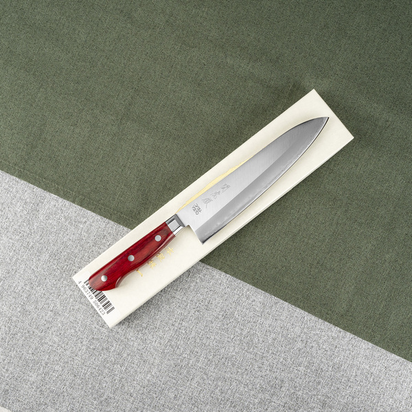 Yasuda Kotetsu VG-10 Red Nóż Szefa kuchni 20 cm