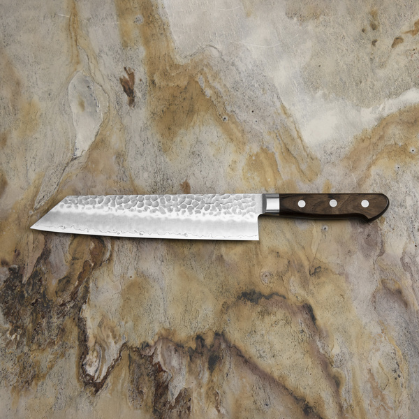 Hokiyama Murakumo AUS-8 Brown Nóż Kiritsuke Gyuto 21 cm