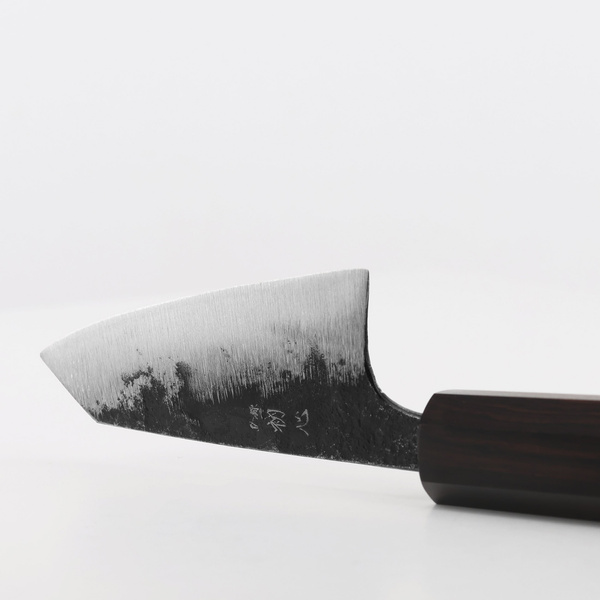 Hatsukokoro Kurogane Aogami#2/Iron Kurouchi Nóż Bunka 8 cm