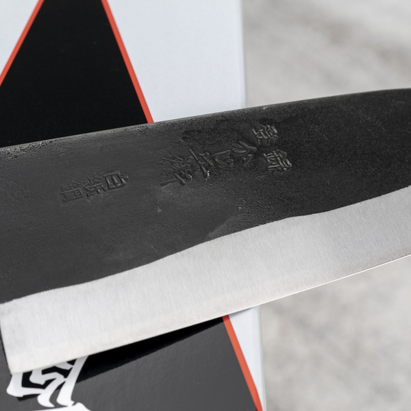 Kajibe Shirogami#2/Iron Nóż Santoku 13,5 cm