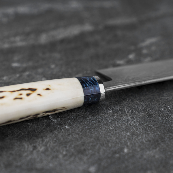 Yojiro Yamada Unique 07 VG-10 Damascus Nóż uniwersalny 15 cm