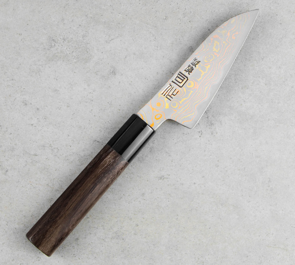 Hinoura Color Damascus VS2 Nóż Nóż do obierania 10 cm