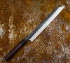 Hideo Kitaoka Shirogami Black Oktagon Nóż Kiritsuke 27 cm