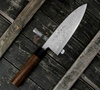 Hideo Kitaoka Nóż Shirogami Satin Deba 18 cm