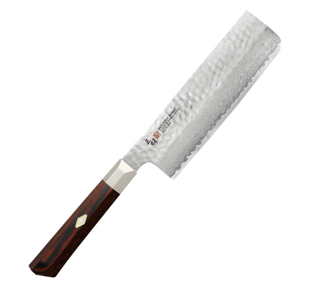 Mcusta Zanmai Supreme Hammered VG-10 Nóż Nakiri 16,5 cm